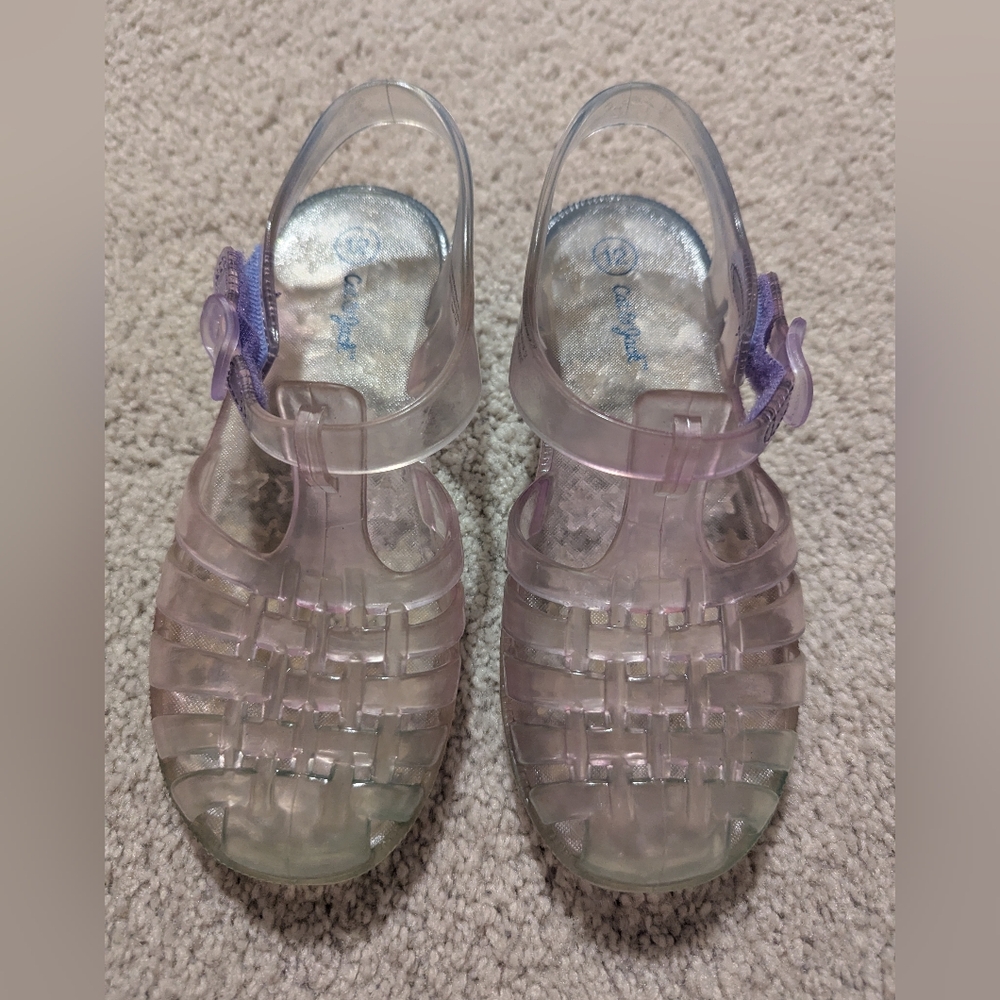 Car & Jack Jelly Sandals Size 12